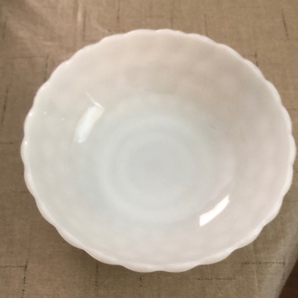 Other - Vintage Bubble Milk Glass
